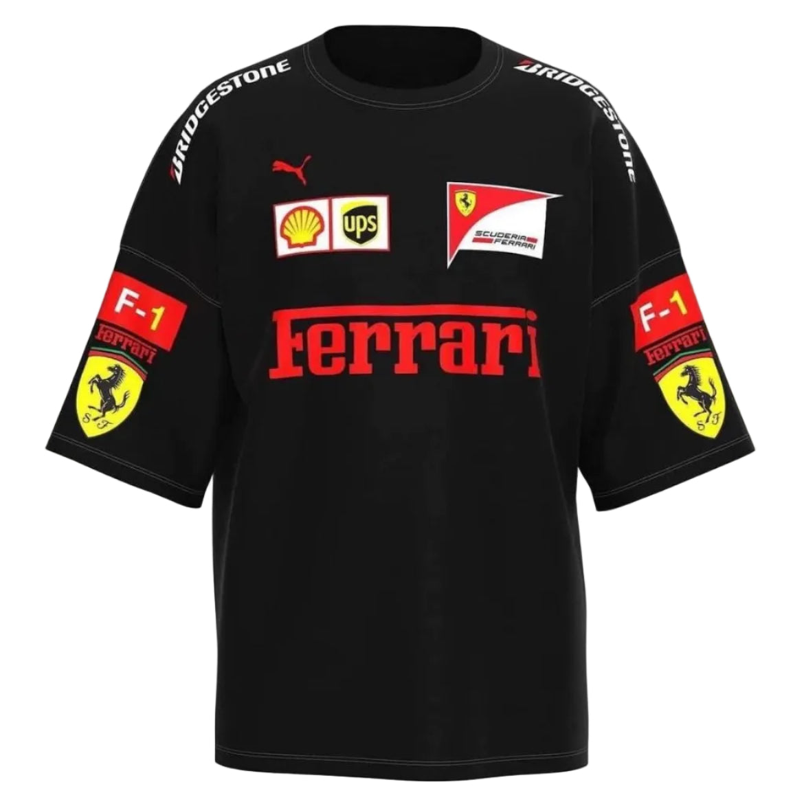 Ferrari Las Vegas Camiseta Negra