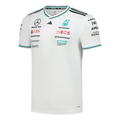 Mercedes Camiseta de Piloto Blanca 2025