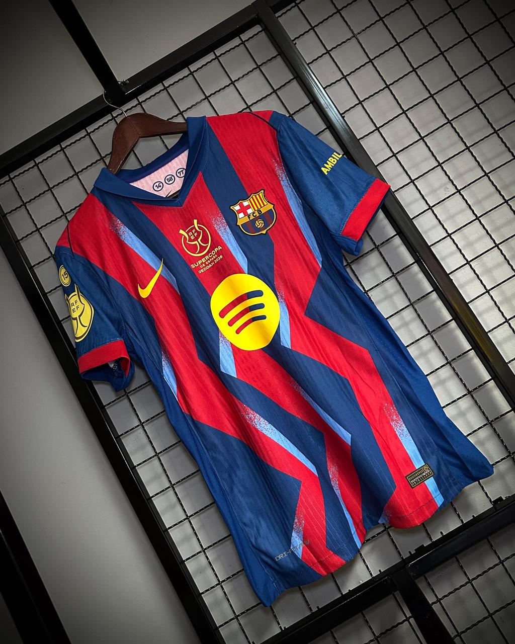 Barca Cuarta 2025/26 Raphinha 11 Supercopa de España Player Version