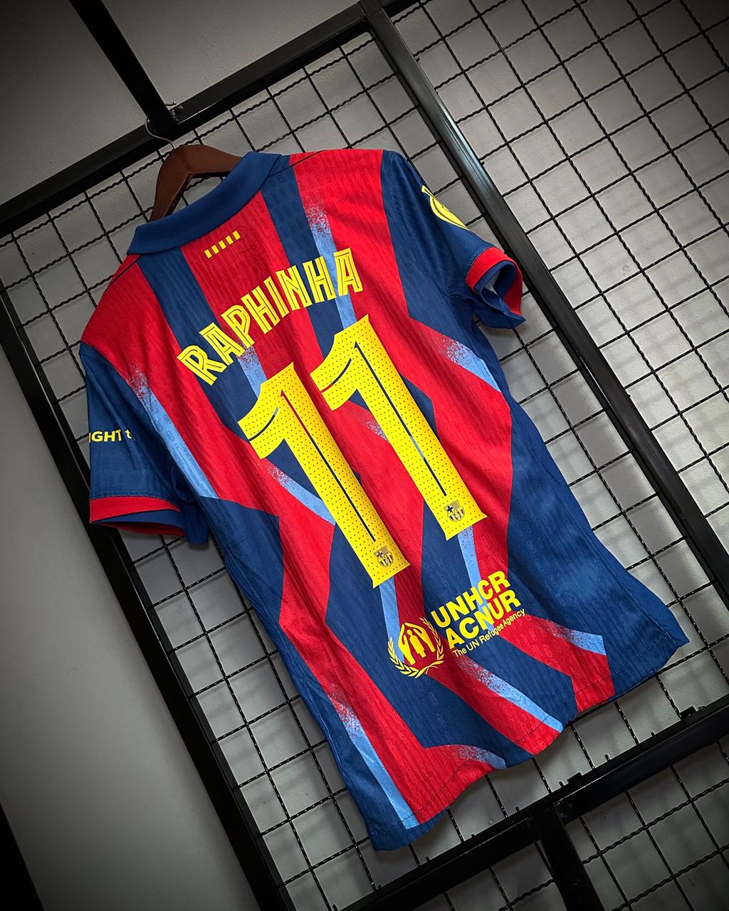 Barca Cuarta 2025/26 Raphinha 11 Supercopa de España Player Version